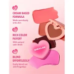 رژ گونه قلبی کرمی شیگلم مدل Playing Cupid Cream Blush - Image 10