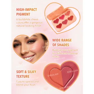 پالت رژگونه کرمی شیگلم Sheglam رنگ Cottage Core Garden