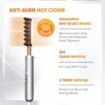 شانه برقی حرارتی ضد سوختگی شیگلم | SHEGLAM Hair Anti-Burn Hot Comb - Image 5