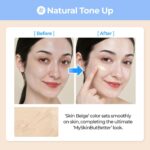 کرم ضد آفتاب تون آپ نامبوزین شماره ۳ | Numbuzin No.3 Porcelain Base-Skip Tone Up Sunscreen SPF50+ PA++++ - Image 5