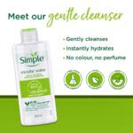 میسلار واتر مناسب انواع پوست سیمپل 200 میلی لیتر | simple micellar water - Image 4