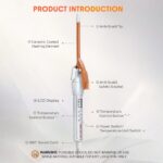 فرکننده مو شیگلم سایز 9 میلی‌ متر | SHEGLAM 9mm Hair Curling Wand - Image 2